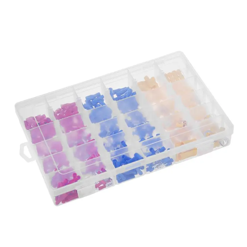 480pc - Assorted Crimp Set - Insulated Terminals Electrical Wiring Connector Kit
480pc - Assorted Crimp Set - Insulated Terminals Electrical Wiring Connector Kit