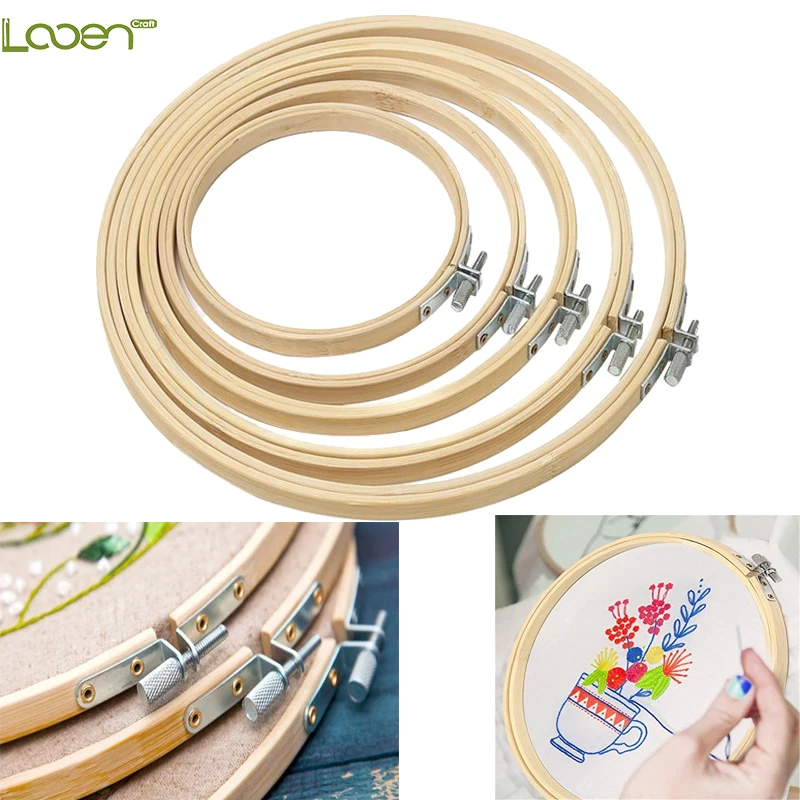 10-30cm Looen Wooden Frame Hoop Circle Embroidery Round Machine Bamboo For Cross Stitch Hand DIY Household Craft Sewing Tools
10-30cm Looen Wooden Frame Hoop Circle Embroidery Round Machine Bamboo For Cross Stitch Hand DIY Household Craft Sewing Tools