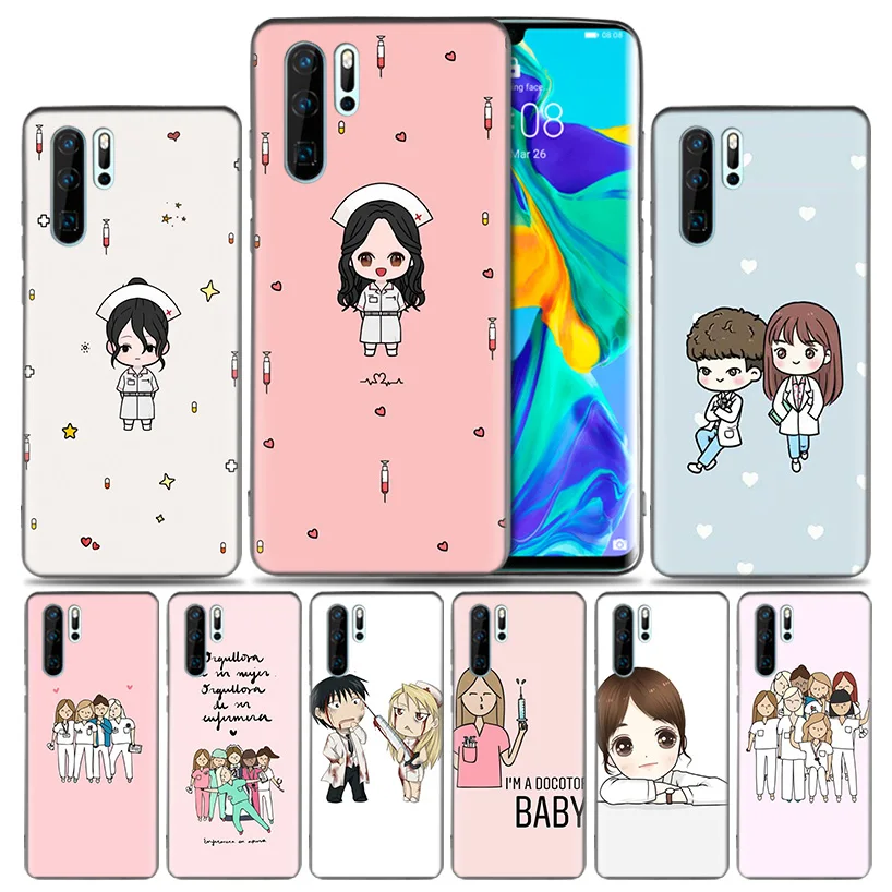 Cute Cartoon Medicine Nurse Doctor Case For Huawei P30 P20 Pro P10 lite Honor 8X 8A 8C 10 10i 20i P Smart + Plus Y6 Y7 2019 Capa
Cute Cartoon Medicine Nurse Doctor Case For Huawei P30 P20 Pro P10 lite Honor 8X 8A 8C 10 10i 20i P Smart + Plus Y6 Y7 2019 Capa