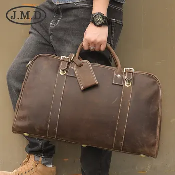 J.M.D 2019 New Crazy Horse Leather Men's Bag Top Layer Leather Travel Bag Retro Luggage Bag Handbag 6004
J.M.D 2019 New Crazy Horse Leather Men's Bag Top Layer Leather Travel Bag Retro Luggage Bag Handbag 6004
