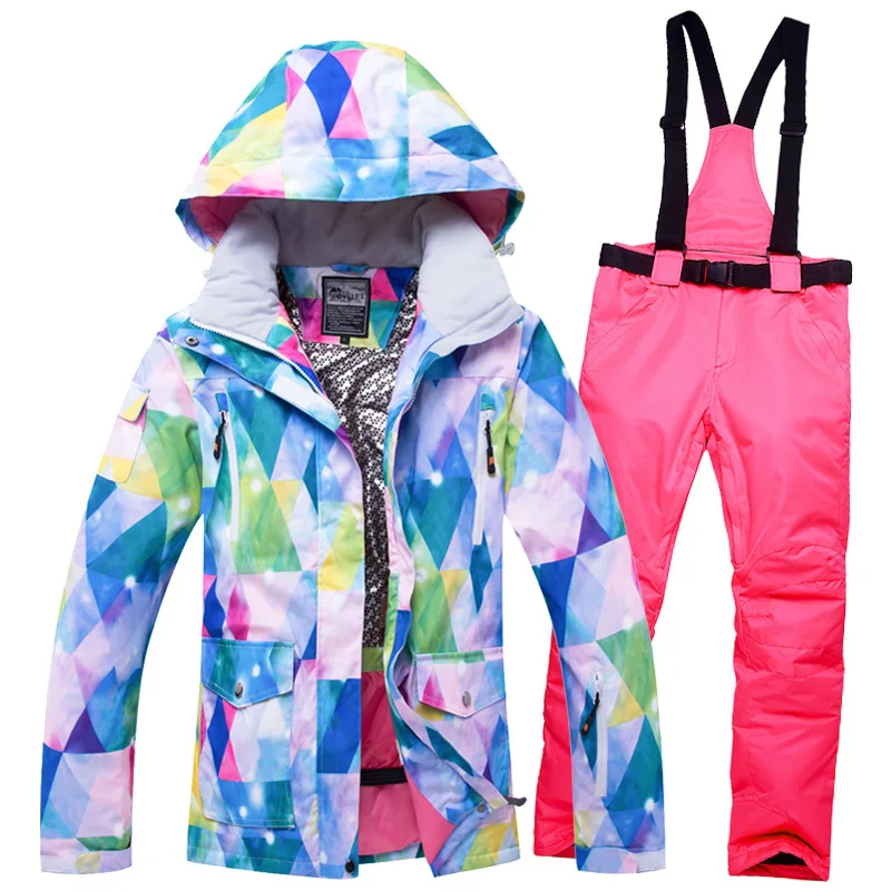 2018 Colorful New Style Lady Ski suit Women's Single and Double Board Windproof Waterproof Warm Breathable Skiing Clothes Set
2018 Colorful New Style Lady Ski suit Women's Single and Double Board Windproof Waterproof Warm Breathable Skiing Clothes Set