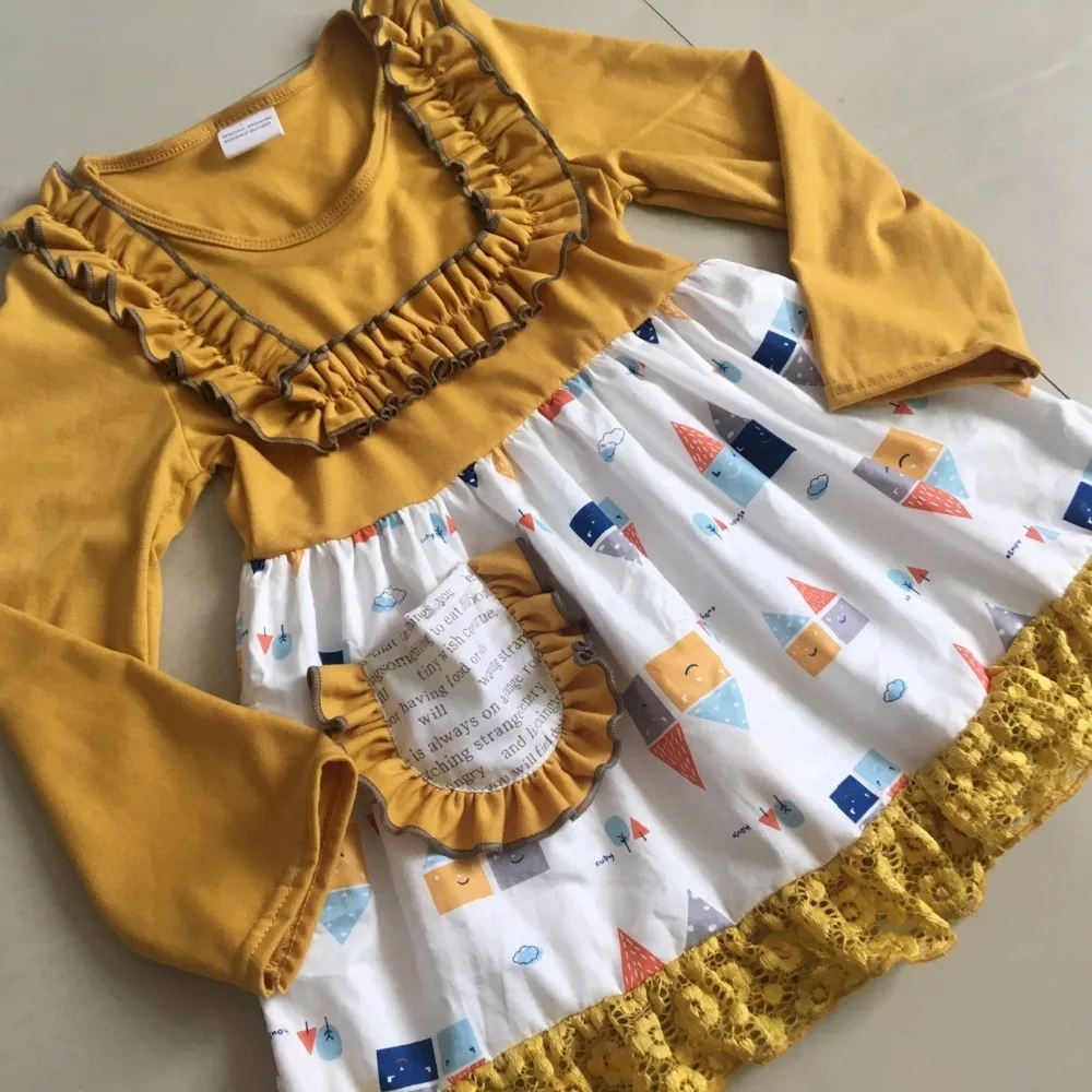 Full sleeves solid color style 100%cotton with small Ruffles trim and with a Bib and Pocket Baby Girls Dress Apparel Accessory
Full sleeves solid color style 100%cotton with small Ruffles trim and with a Bib and Pocket Baby Girls Dress Apparel Accessory
