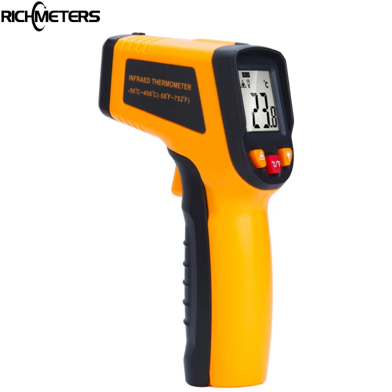 RICHMETERS 600 C Digital laser Infrared Thermometer Temperature Gun Instrument Pyrometer
RICHMETERS 600 C Digital laser Infrared Thermometer Temperature Gun Instrument Pyrometer