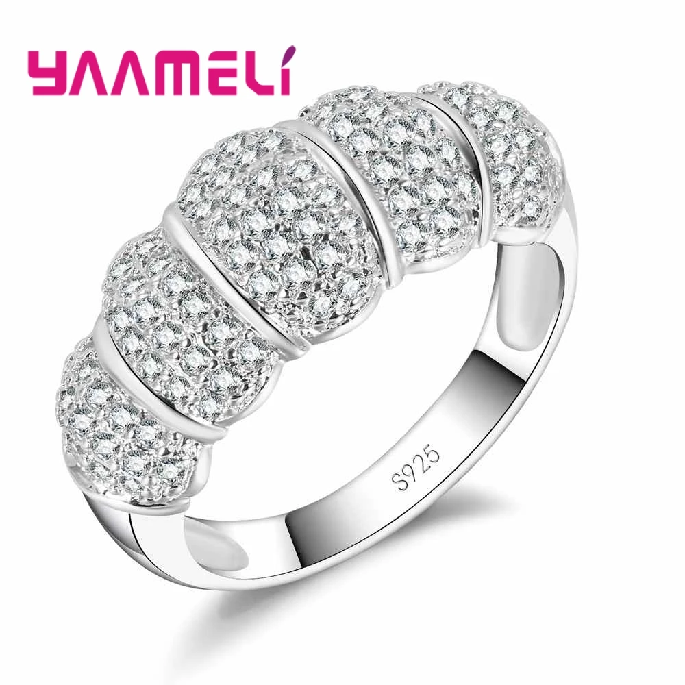 Brand Wholesale Chic 925 Sterling Silver Rings Crystal Embellishment For Women AAA Wedding Engagement Gift
Brand Wholesale Chic 925 Sterling Silver Rings Crystal Embellishment For Women AAA Wedding Engagement Gift