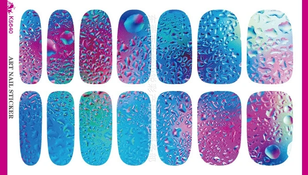 Water Transfer Fantastic Colorful Sea Design Nails Stickers Manicure Styling Tools Water Film Paper Decals
Water Transfer Fantastic Colorful Sea Design Nails Stickers Manicure Styling Tools Water Film Paper Decals