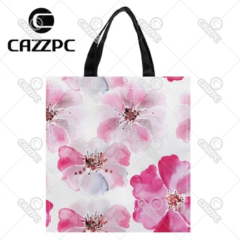 Watercolor Beautiful Pink Blossom Flower Print individual Nylon Oxford Reusable Shopping Bag Gift Foldable Bag Eco Bag Pack of 2
Watercolor Beautiful Pink Blossom Flower Print individual Nylon Oxford Reusable Shopping Bag Gift Foldable Bag Eco Bag Pack of 2