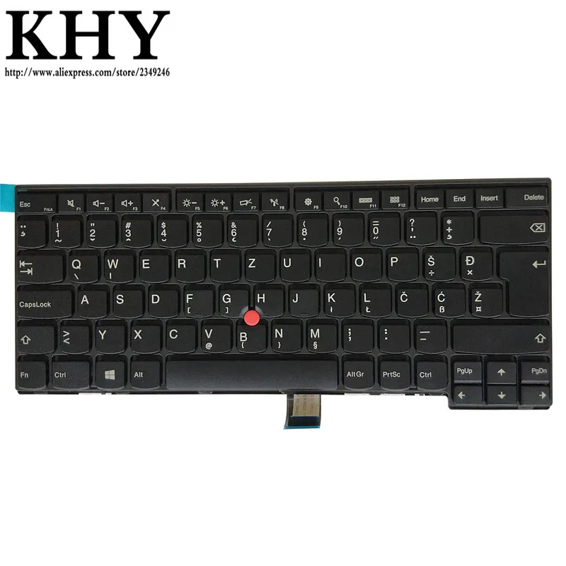 Original SLO Slovenian Keyboard For ThinkPad L440 L450 L460 T431S T440 T440P T440S T450 T450S T460 fru 04Y0849 04Y0887 00HW901
Original SLO Slovenian Keyboard For ThinkPad L440 L450 L460 T431S T440 T440P T440S T450 T450S T460 fru 04Y0849 04Y0887 00HW901