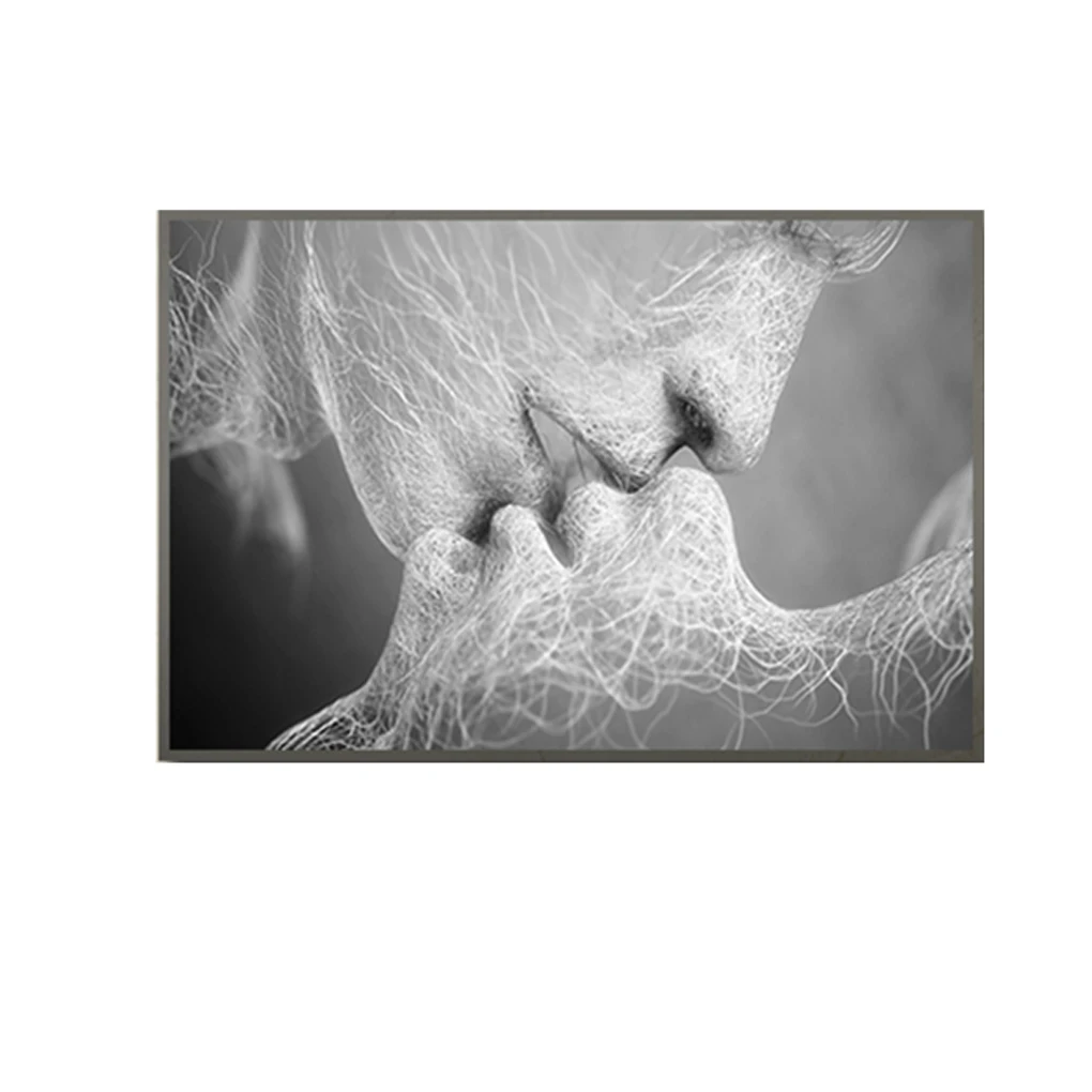 Abstract Black White Love Kiss Canvas Art Printed Oil Paintings Posters Pictures for Home Wall Decoration
Abstract Black White Love Kiss Canvas Art Printed Oil Paintings Posters Pictures for Home Wall Decoration