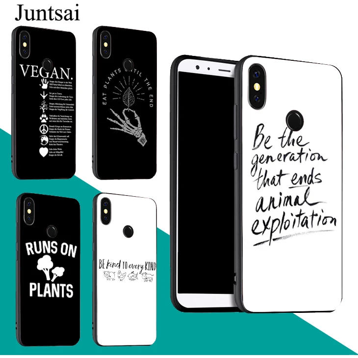Juntsai Vegan Quote Phrase Veganism Soft TPU Case For Xiaomi Redmi 5 Plus Note 5 5A 6A 6 7 S2 4X Mi F1 9 8 6 6X A2 Mix 2 Max3
Juntsai Vegan Quote Phrase Veganism Soft TPU Case For Xiaomi Redmi 5 Plus Note 5 5A 6A 6 7 S2 4X Mi F1 9 8 6 6X A2 Mix 2 Max3