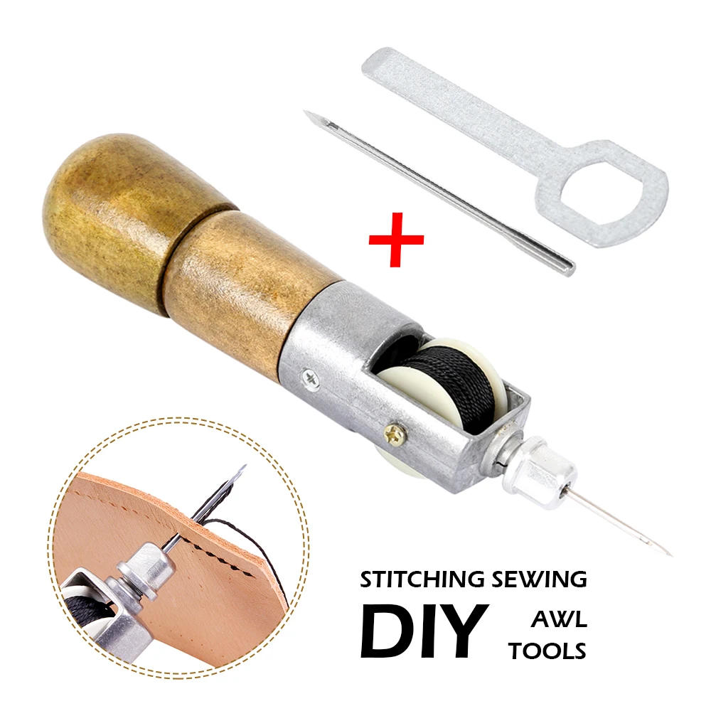 DIY Handwork Leather Sewing Tool Craft Machine Hand-stitching Device Needles Kit Stitch Fabric Shoemaker Belt
DIY Handwork Leather Sewing Tool Craft Machine Hand-stitching Device Needles Kit Stitch Fabric Shoemaker Belt