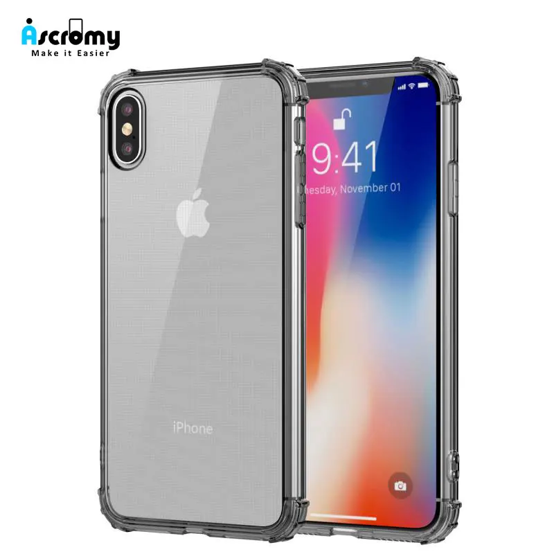 Ascromy For iPhone XS Max Case Luxury Silicone Transparent Shock Proof Cover Case For iPhone X XR 7 Plus 8 6 6S SE 5 Accessories
Ascromy For iPhone XS Max Case Luxury Silicone Transparent Shock Proof Cover Case For iPhone X XR 7 Plus 8 6 6S SE 5 Accessories