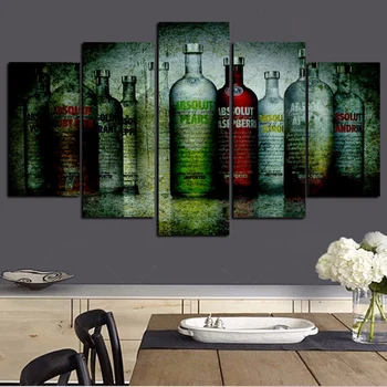 5Panel HD Print Absolute Vodka Bottle on Canvas Modular Wall Paintings Abstract Art Wall Picture Poster for Living Room Cuadros
5Panel HD Print Absolute Vodka Bottle on Canvas Modular Wall Paintings Abstract Art Wall Picture Poster for Living Room Cuadros