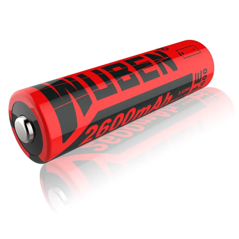 High Capacity 18650 3.7V Rechargeable 2600mAh Capacity Li-ion Battery Cell
High Capacity 18650 3.7V Rechargeable 2600mAh Capacity Li-ion Battery Cell