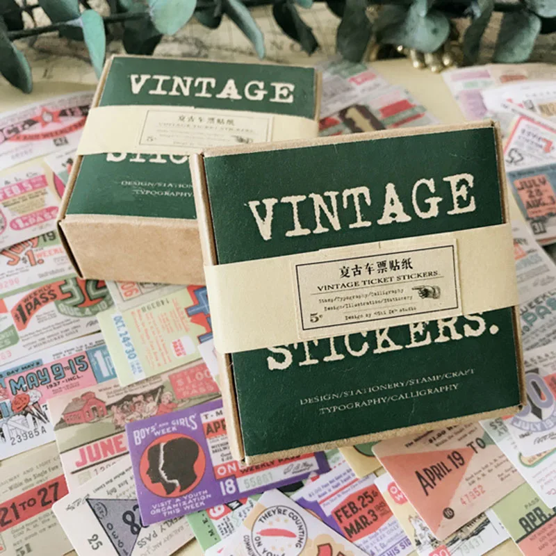 128Pcs Vintage Ticket Stickers Children DIY Scrapbooking Album Junk Journal Crafts Decorative Stickers Package DIY Photo Albums
128Pcs Vintage Ticket Stickers Children DIY Scrapbooking Album Junk Journal Crafts Decorative Stickers Package DIY Photo Albums