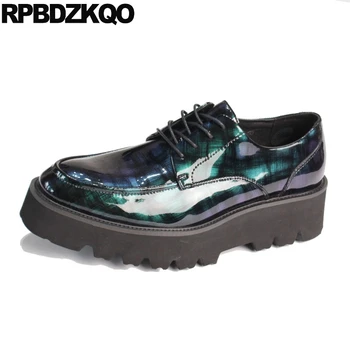Patent Leather New Platform European Wedges Shoes Brand Famous Creepers Oxfords Green British Style High Heel Men Fashion Club
Patent Leather New Platform European Wedges Shoes Brand Famous Creepers Oxfords Green British Style High Heel Men Fashion Club