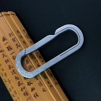 Titanium Alloy Key Ring Waist Hanging Buckle for Outdoor Mountain Climbing
Titanium Alloy Key Ring Waist Hanging Buckle for Outdoor Mountain Climbing