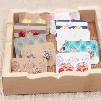 100Pcs 2.5x3.5cm flower pattern white/Kraft Paper Earring Cards Hang Tag DIY good luck Dreamcatcher stud earring dispaly card
100Pcs 2.5x3.5cm flower pattern white/Kraft Paper Earring Cards Hang Tag DIY good luck Dreamcatcher stud earring dispaly card