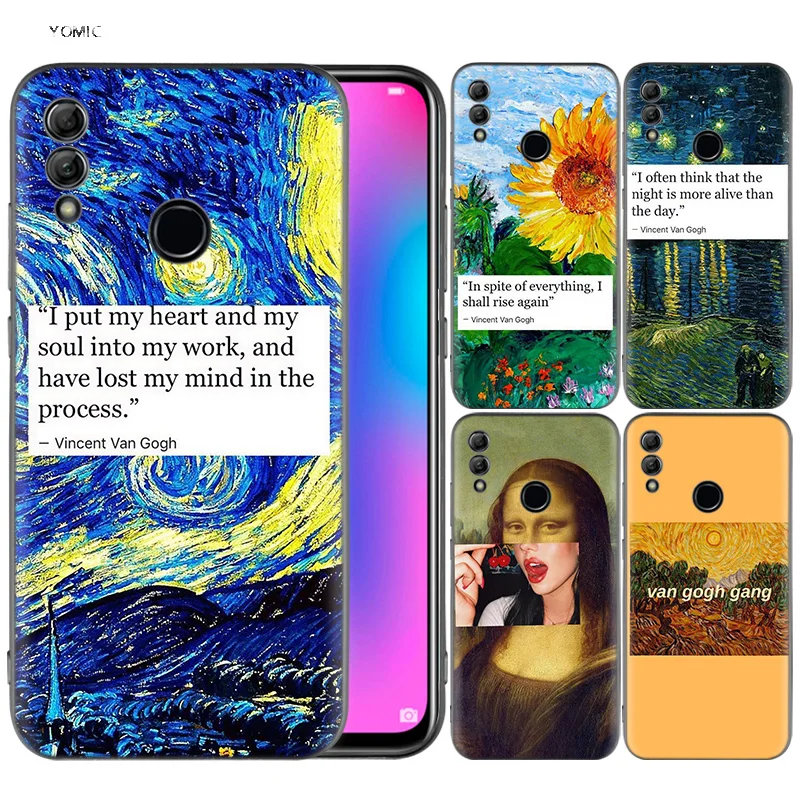 Silicone Cover Case for Huawei Honor 10 9 Lite 8X 8C 8A Y6 Y7 Y9 7A Pro Prime 7C 2018 2019 V20 Art Aesthetic Van Gogh Mona Lisa
Silicone Cover Case for Huawei Honor 10 9 Lite 8X 8C 8A Y6 Y7 Y9 7A Pro Prime 7C 2018 2019 V20 Art Aesthetic Van Gogh Mona Lisa