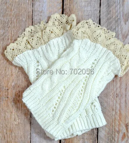 

Lace twist Knit Boot Cuff knit boot topper faux legwarmers sock tops knit leg warmers boot warmers #3733