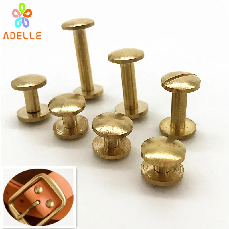 10 sets CHICAGO SCREWS Stud Curved Surface Cambered SOLID BRASS FASTENER BELT HARNESS Nail Rivets LEATHER craft Free shipping
10 sets CHICAGO SCREWS Stud Curved Surface Cambered SOLID BRASS FASTENER BELT HARNESS Nail Rivets LEATHER craft Free shipping