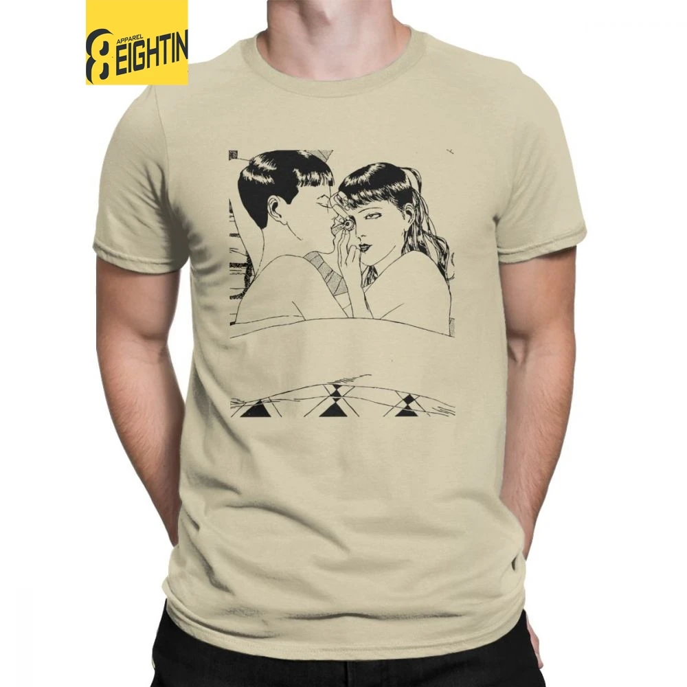 Men T-Shirt Junji Ito Vintage 100% Cotton Tees Short Sleeve Tomie Japanese Kago Manga Horror Harajuku T Shirt Clothing Gift Idea
Men T-Shirt Junji Ito Vintage 100% Cotton Tees Short Sleeve Tomie Japanese Kago Manga Horror Harajuku T Shirt Clothing Gift Idea