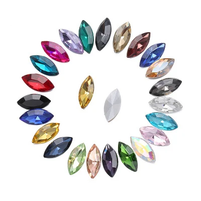 23 colors Factory sales Horse eye pointback High quality Glass loose rhinestones,nail art stone for Diy Clothing accessories
23 colors Factory sales Horse eye pointback High quality Glass loose rhinestones,nail art stone for Diy Clothing accessories
