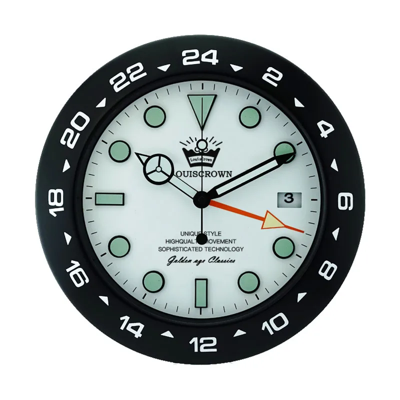 Large Sized 305 MM Metal Watch Shape Wall Clock with Night Lights Dial Cool Wall Clocks
Large Sized 305 MM Metal Watch Shape Wall Clock with Night Lights Dial Cool Wall Clocks