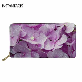 INSTANTARTS Pretty Purple Flower Print Woman Long Wallet Brand Design Female PU Leather Wallets Large Capatity Coin Card Holder
INSTANTARTS Pretty Purple Flower Print Woman Long Wallet Brand Design Female PU Leather Wallets Large Capatity Coin Card Holder