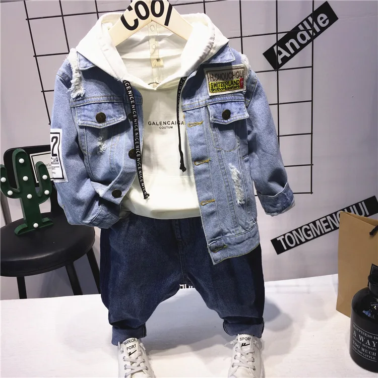 Toddler Boys Clothing Sets 2018 Jeans Boy Clothes Autumn Sweatshirt Coats Style New Boys Hoodies Clothes Toddler Clothing Set
Toddler Boys Clothing Sets 2018 Jeans Boy Clothes Autumn Sweatshirt Coats Style New Boys Hoodies Clothes Toddler Clothing Set