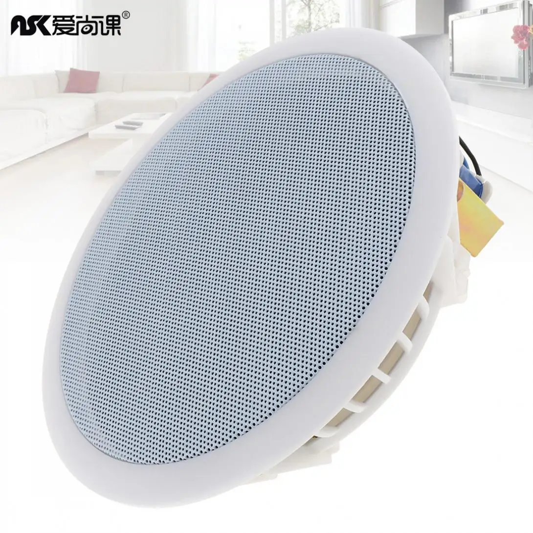5.5 Inch 8W High Sensitivity Radio Ceiling Speaker Public Broadcast Background Music System Loudspeaker for Home Supermarket
5.5 Inch 8W High Sensitivity Radio Ceiling Speaker Public Broadcast Background Music System Loudspeaker for Home Supermarket