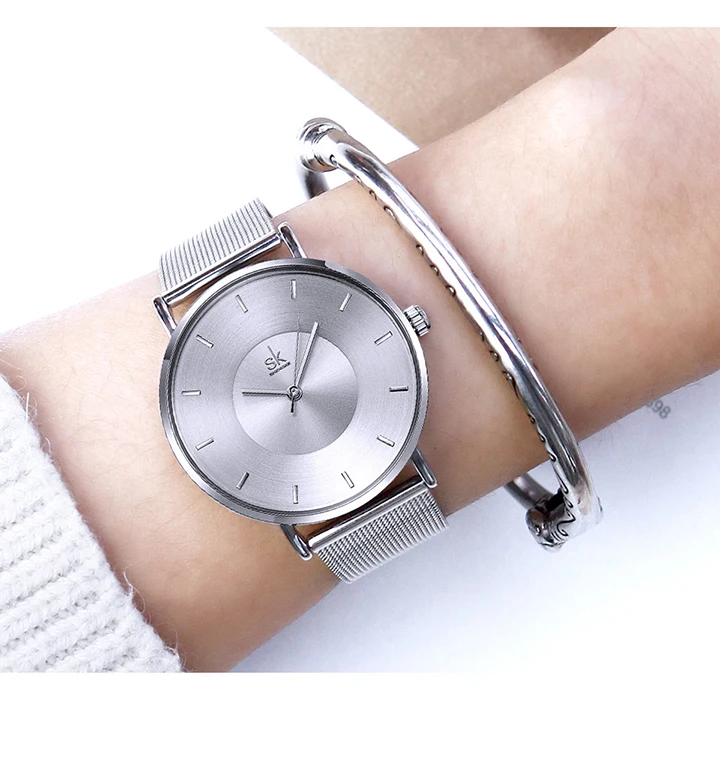 Shengke Rose Gold Women Crystal Set Luxury Quartz Clock Ladies Bracelet Watches Set 2019 New SK Women's Day Gift For Women Shengke Rose Gold Women Crystal Set Luxury Quartz Clock Ladies Bracelet Watches Set 2019 New SK Women's Day Gift For Women
