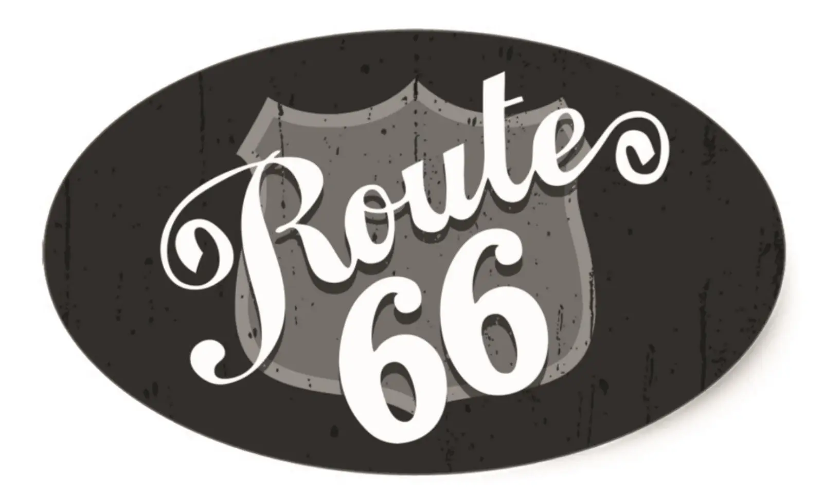 Route 66 Grey Old School Motorcycles Sticker Cafe Racer Retro #18 | Автомобили и мотоциклы