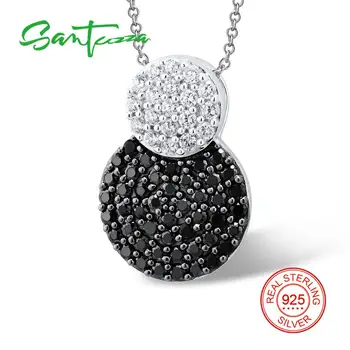 SANTUZZA Silver Pendant For Women Pure 925 Sterling Silver Shiny Blue Spinel White CZ Round Trendy Daily Wear Party Fine Jewelry
SANTUZZA Silver Pendant For Women Pure 925 Sterling Silver Shiny Blue Spinel White CZ Round Trendy Daily Wear Party Fine Jewelry