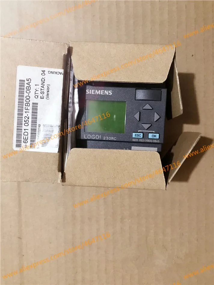 Free Shipping NEW Logic Programming Controller LOGO 6ED1052-1FB00-0BA5 6ED1 052-1FB00-0BA5
Free Shipping NEW Logic Programming Controller LOGO 6ED1052-1FB00-0BA5 6ED1 052-1FB00-0BA5