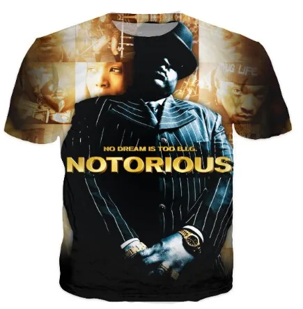 Notorious B.I.G. Biggie Smalls 2Pac Tupac 3d Tie Dye T-Shirt Women Men Fashion Clothing harajuku Tops Summer Style tees
Notorious B.I.G. Biggie Smalls 2Pac Tupac 3d Tie Dye T-Shirt Women Men Fashion Clothing harajuku Tops Summer Style tees