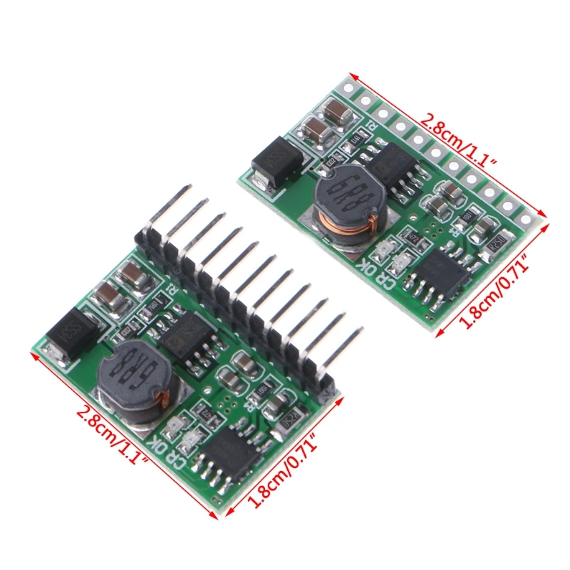 Lithium Li-ion Lipo Battery Charger Module 3.7V 4.2V Boost Step-up 5V 9V DC-DC Converter
Lithium Li-ion Lipo Battery Charger Module 3.7V 4.2V Boost Step-up 5V 9V DC-DC Converter