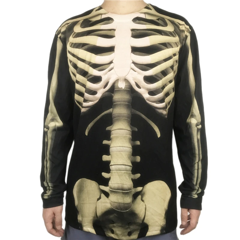 Scary Rib Cage Skeleton Halloween Costume for Men Horror Skeleton Halloween Long Sleeve T Shirt Plus Size
Scary Rib Cage Skeleton Halloween Costume for Men Horror Skeleton Halloween Long Sleeve T Shirt Plus Size
