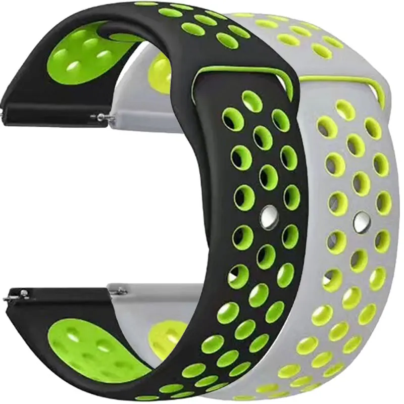 20MM 22MM Doble Color Silicone Strap For Samsung Gear S3 S2 Frontier/Classic Smart Watch Band For Huami Amazfit Pace/Stratos 2/1
20MM 22MM Doble Color Silicone Strap For Samsung Gear S3 S2 Frontier/Classic Smart Watch Band For Huami Amazfit Pace/Stratos 2/1