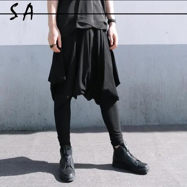 2018 New Men's clothing GD Hair Stylist fashion street Original Hip hop personality Harem Pants plus size costumes 27-46
2018 New Men's clothing GD Hair Stylist fashion street Original Hip hop personality Harem Pants plus size costumes 27-46