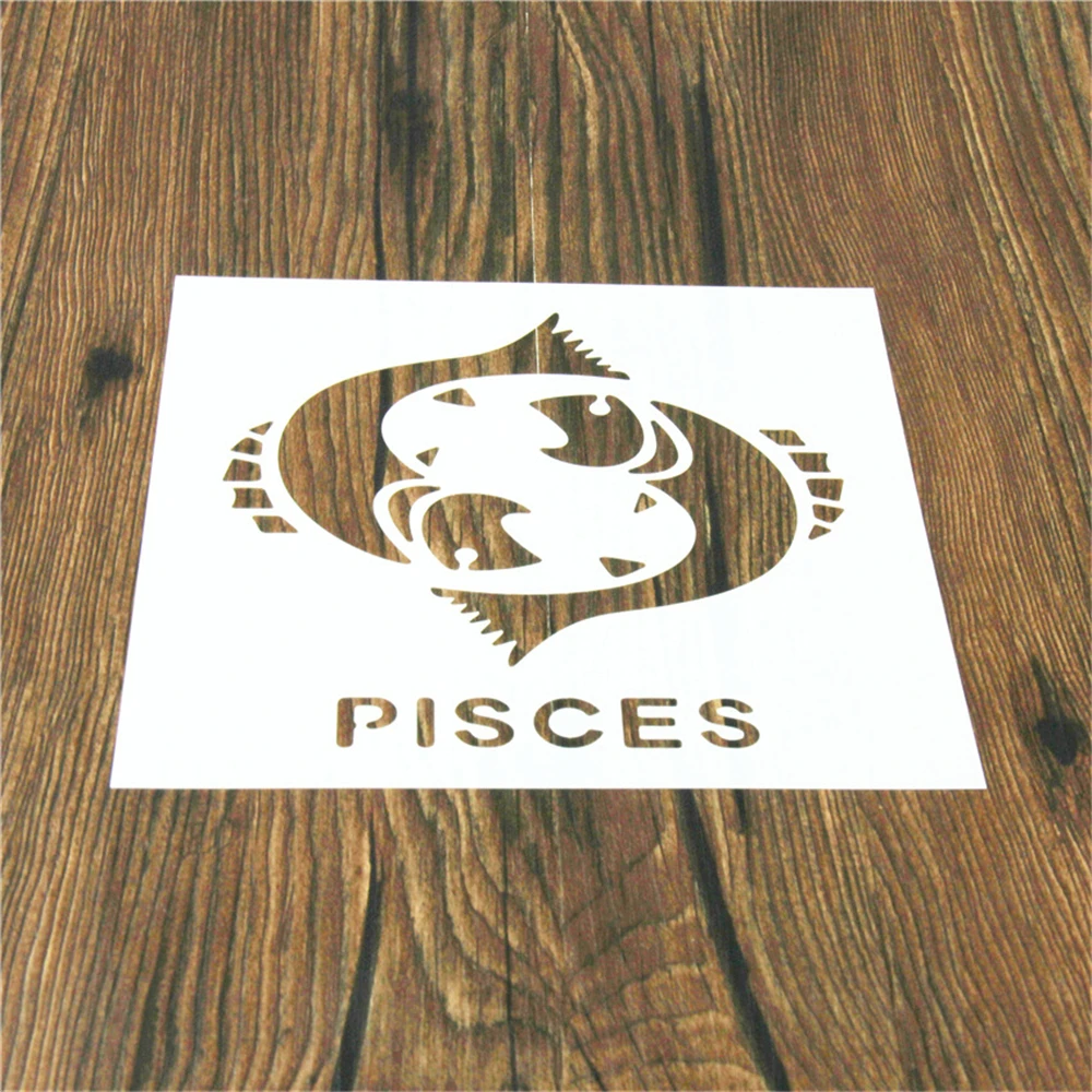 1PC Classic Pisces Shaped Reusable Stencil Airbrush Painting Art DIY Home Decor Scrap booking Album Crafts
1PC Classic Pisces Shaped Reusable Stencil Airbrush Painting Art DIY Home Decor Scrap booking Album Crafts