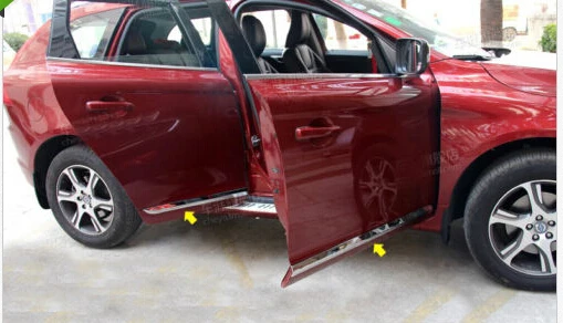 Chrome door Side Molding Trim 4pcs For VOLVO XC60 2014 2015