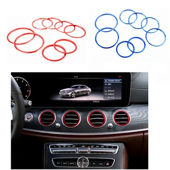 8pcs/lot Aluminium alloy Air outlet Instrument ring styling for Mercedes-Benz E-class 2016 E200L E300l car accessories
8pcs/lot Aluminium alloy Air outlet Instrument ring styling for Mercedes-Benz E-class 2016 E200L E300l car accessories