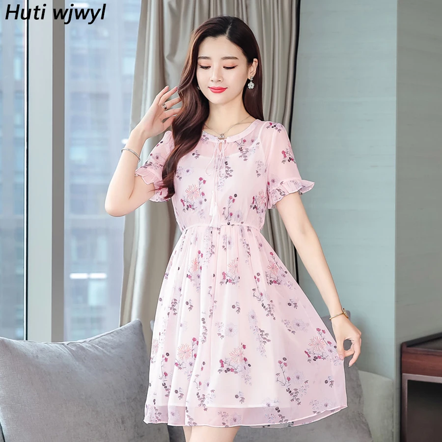 2019 Vintage 3XL Plus Size Pink Print Beach Dress Summer Floral Chiffon Boho Mini Sundress Women Bodycon Elegant Party Vestidos
2019 Vintage 3XL Plus Size Pink Print Beach Dress Summer Floral Chiffon Boho Mini Sundress Women Bodycon Elegant Party Vestidos