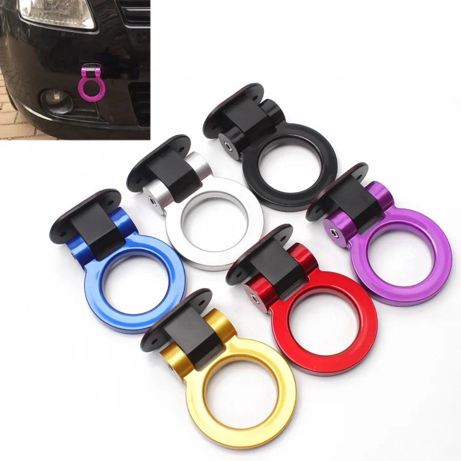 New ABS Universal Car Bumper Decorative Adorn Trailer Ring Tow Hook Trailer Automobile Racing Universal Fit for BMW Honda Benz
New ABS Universal Car Bumper Decorative Adorn Trailer Ring Tow Hook Trailer Automobile Racing Universal Fit for BMW Honda Benz