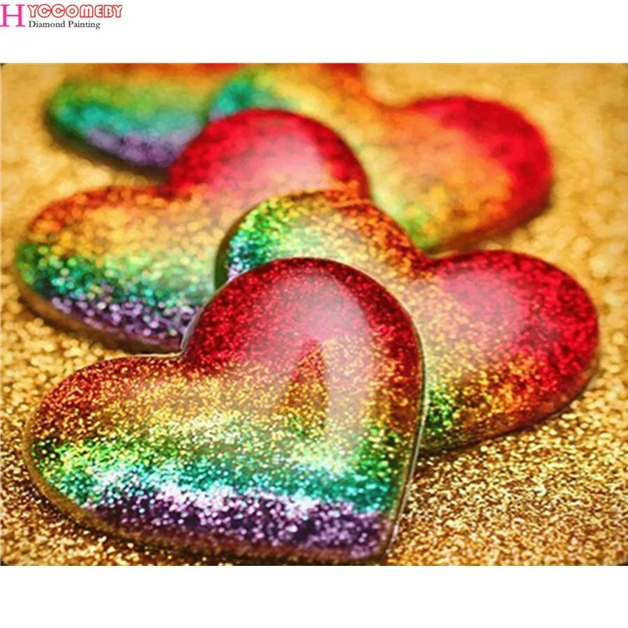 Rainbow Heart Love Picture 40 * 50 Diamond Embroidery 5D Diamond Painting Cross Stitch Picture Rhinestone Diamond Mosaic
Rainbow Heart Love Picture 40 * 50 Diamond Embroidery 5D Diamond Painting Cross Stitch Picture Rhinestone Diamond Mosaic