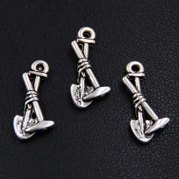50PCS 3D d Silver Color Trowel Shovel Charms Gardening Tools Pendants Jewelry Making A2389
50PCS 3D d Silver Color Trowel Shovel Charms Gardening Tools Pendants Jewelry Making A2389