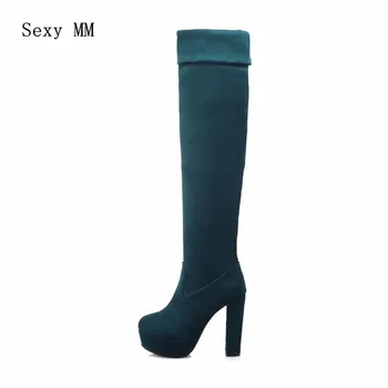 Autumn Winter Platform Women Over-the-Knee Boots High Heels Woman Thigh High Boots Ladies Shoes Plus Size 34-40.41.42.43
Autumn Winter Platform Women Over-the-Knee Boots High Heels Woman Thigh High Boots Ladies Shoes Plus Size 34-40.41.42.43