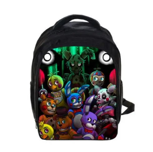 13 inch Kids Five Nights At Freddys Backpacks Anime FNAF Backpack Boys Girls School Bags Children Book Bag Daily Backpack Gift 
13 inch Kids Five Nights At Freddys Backpacks Anime FNAF Backpack Boys Girls School Bags Children Book Bag Daily Backpack Gift