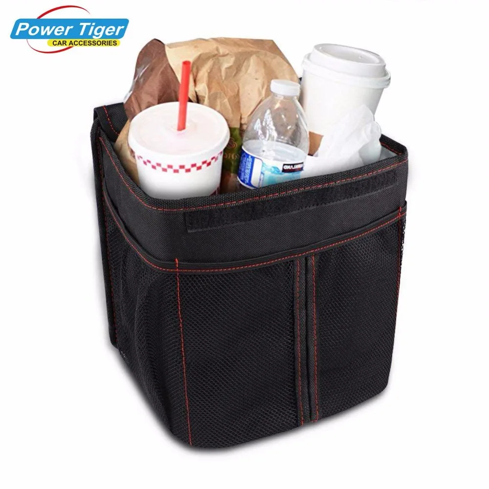 Car Trash Bag Hanging Auto Seat Back Organizer Waterproof Litter Wastebasket with Lid for Car Home Kitchen 10.0 x 9.05 x 6.69"
Car Trash Bag Hanging Auto Seat Back Organizer Waterproof Litter Wastebasket with Lid for Car Home Kitchen 10.0 x 9.05 x 6.69"