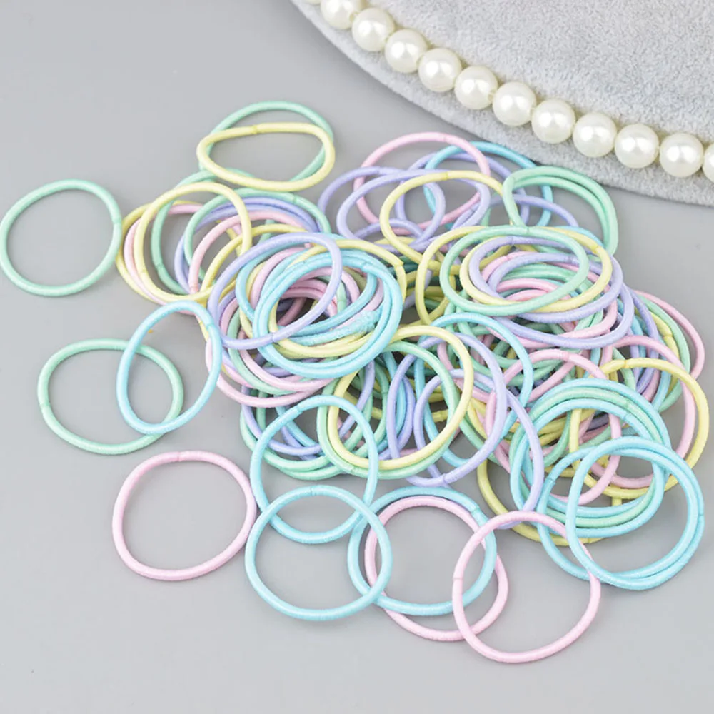 100 pieces Mini Hair Band Fashion Candy Color Rubber Ties Ring Elastic Hair Rope Ponytail Holder For Kids Hair Accessories
100 pieces Mini Hair Band Fashion Candy Color Rubber Ties Ring Elastic Hair Rope Ponytail Holder For Kids Hair Accessories
